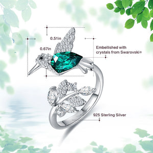 The Hummingbird - 925 Sterling Silver Ring