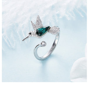 The Hummingbird - 925 Sterling Silver Ring