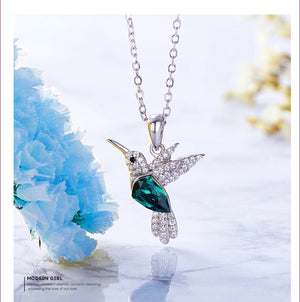 The Hummingbird - 925 Sterling Silver Necklace
